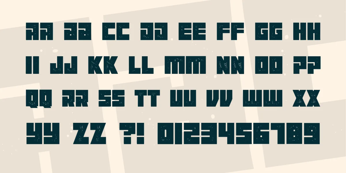 Maniac Font Family preview 3