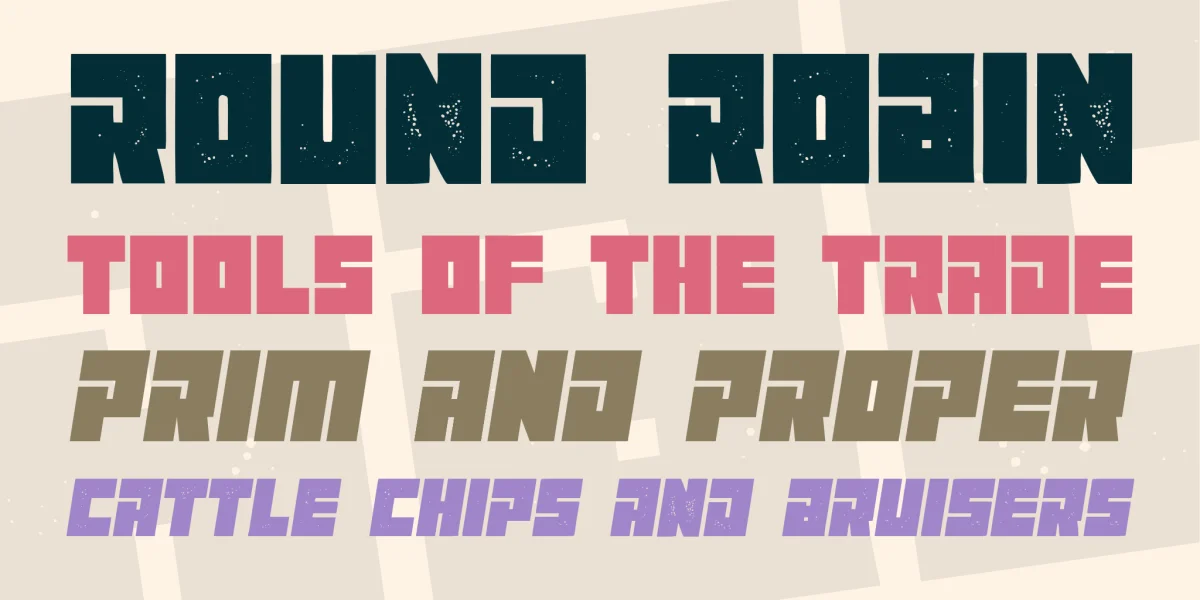 Maniac Font Family preview 5