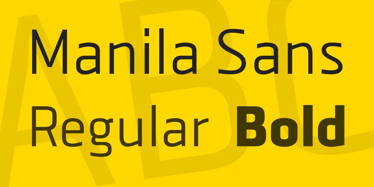 Manila Sans Font Family
