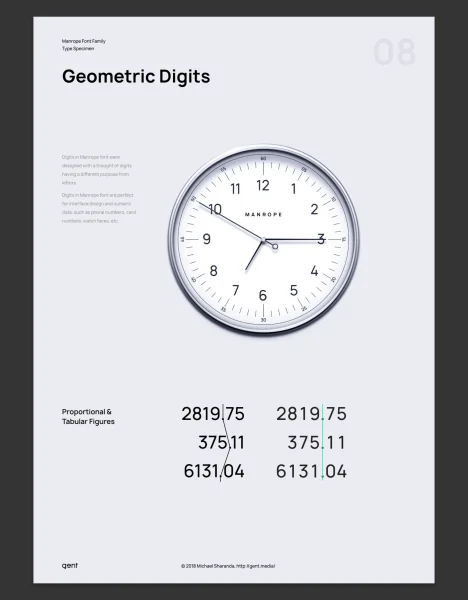Manrope Font Family preview 10