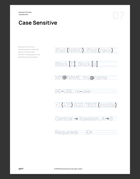 Manrope Font Family preview 9
