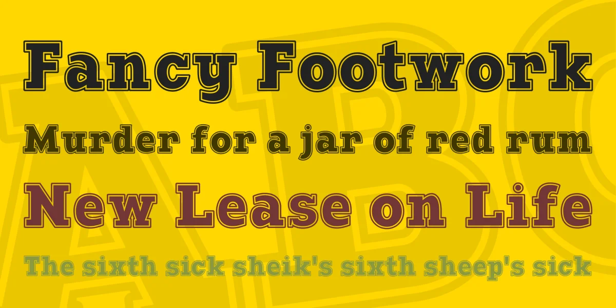 Manti Slab College Demo Font preview 4