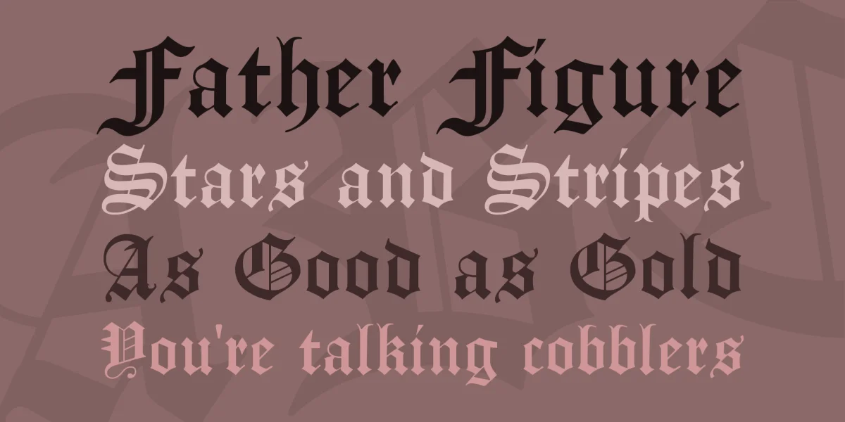 Manuskript Gothisch Font preview 2
