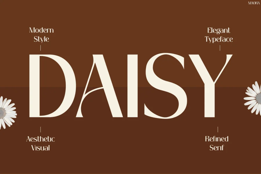 Maora Font preview 3