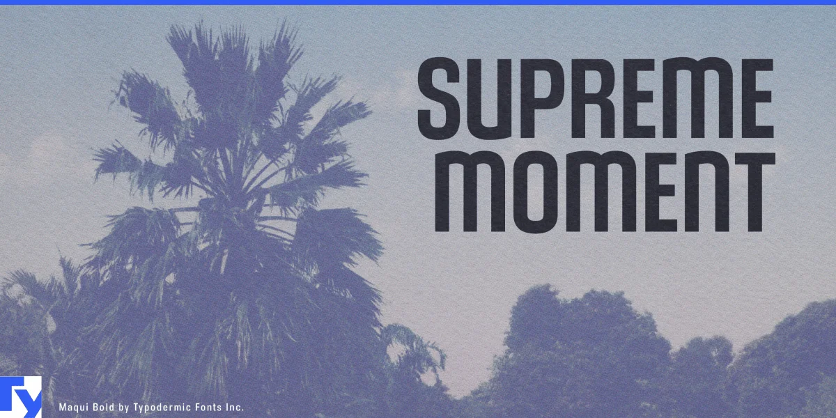 Maqui Font Family preview 3