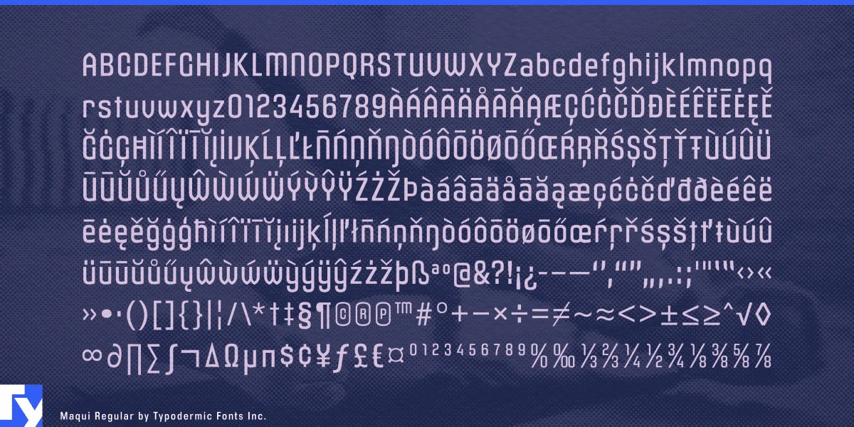 Maqui Font Family preview 7