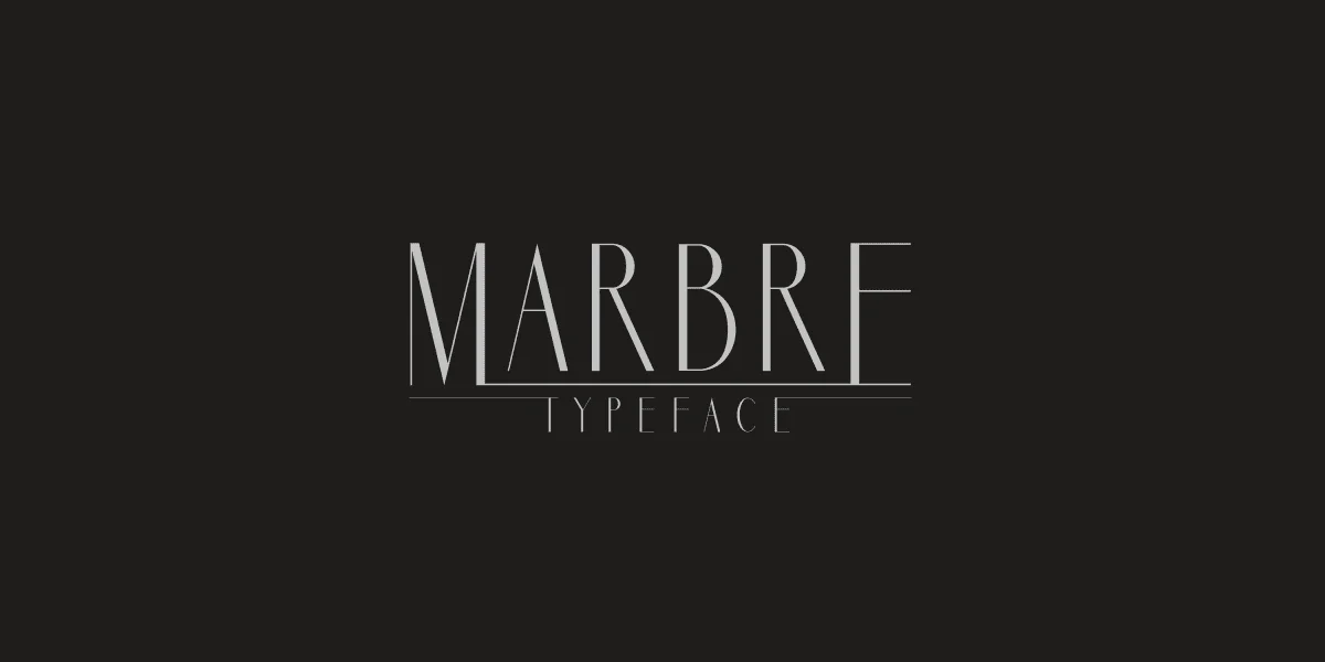 Marbre Sans Font Family