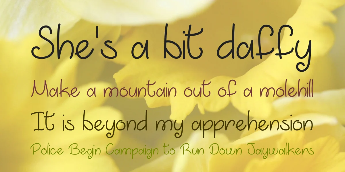 March into Spring Font preview 3