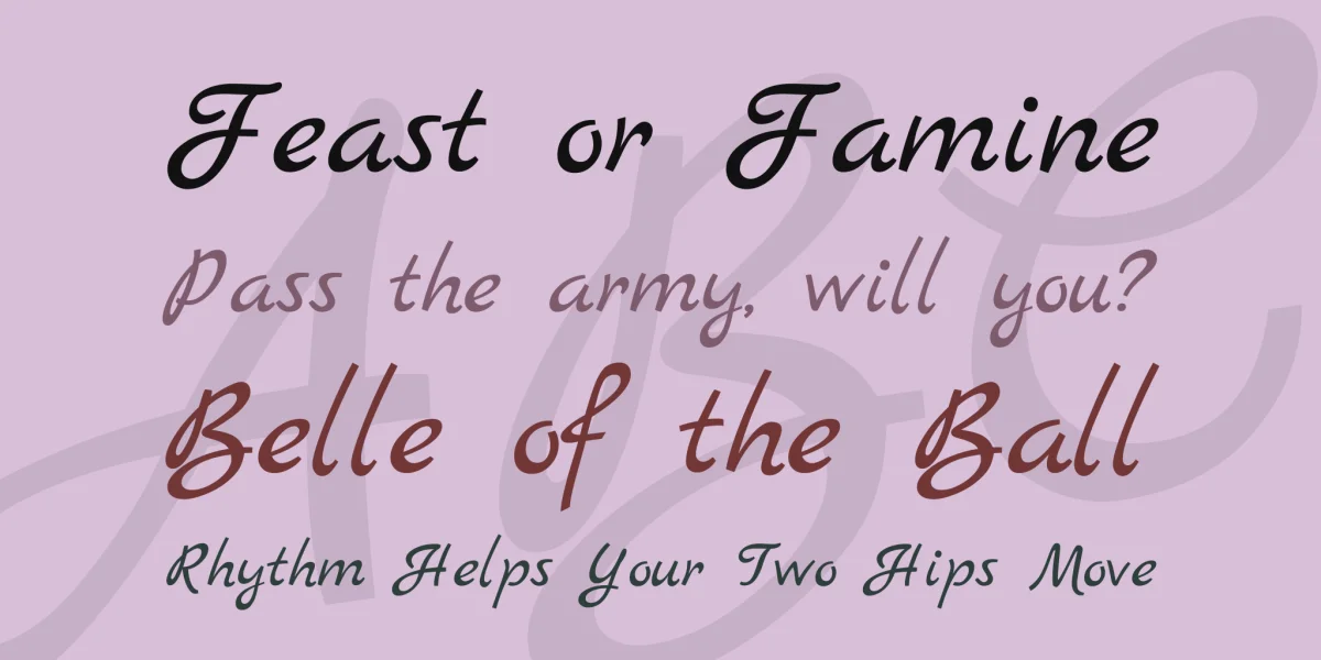Marck Script Font preview 2