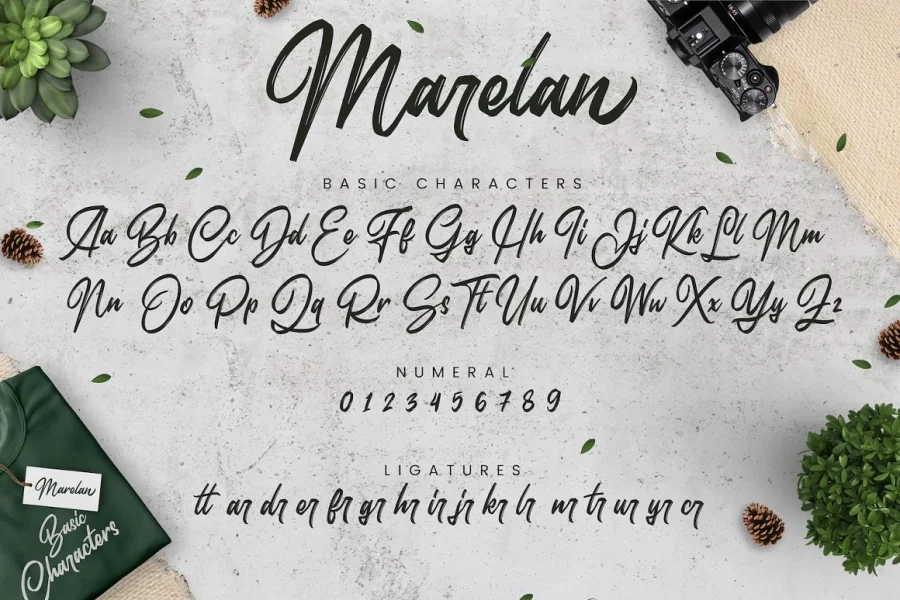Marelan Font preview 14