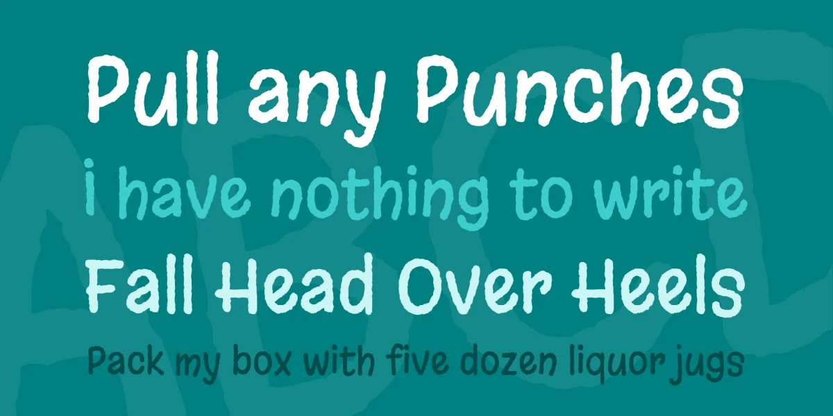 Margarine Font preview 2