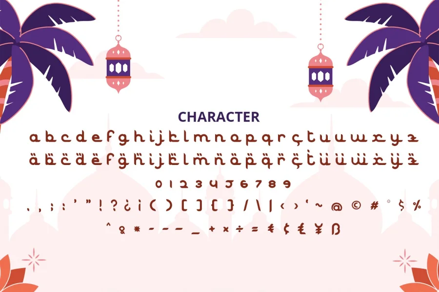 Marhaban Font preview 8