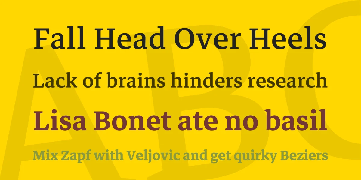 Markazi Text Font Family preview 2