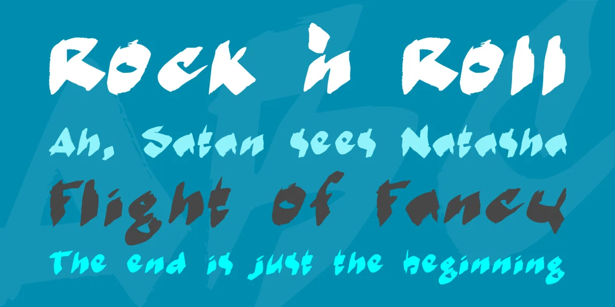 markerMoe II Font preview 3