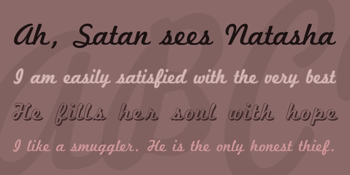 Marketing Script Font Family preview 2