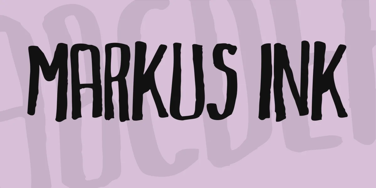 Markus Ink Font