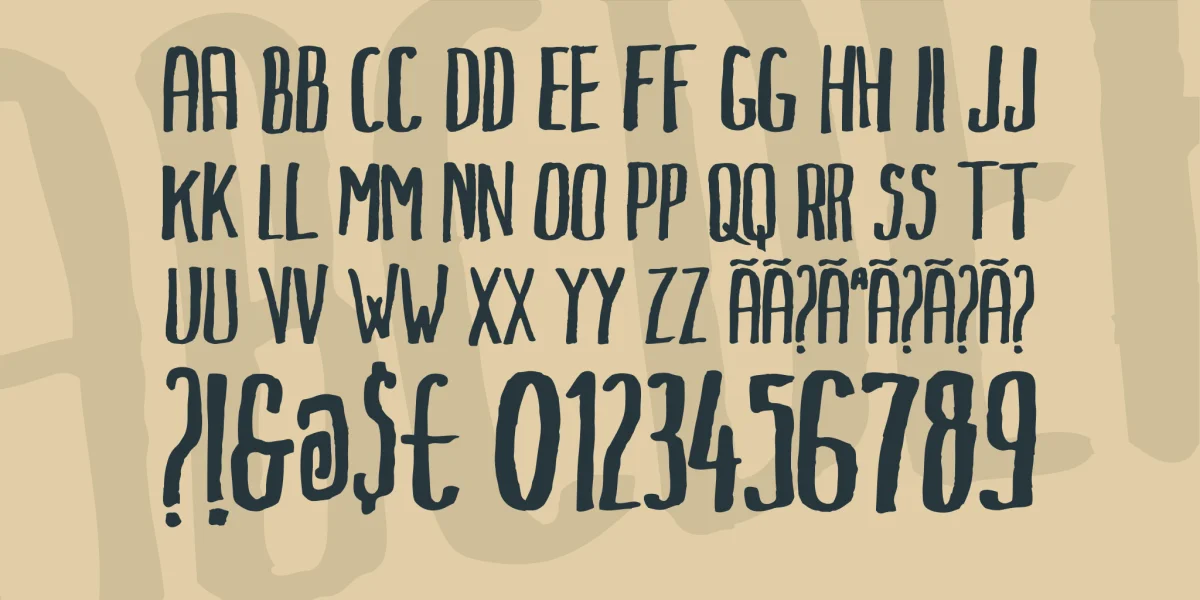 Markus Ink Font preview 3