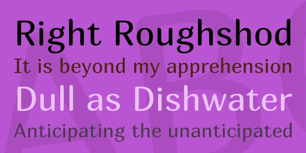 Marmelad Font preview 2