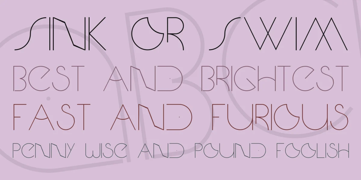 Marte Font preview 2