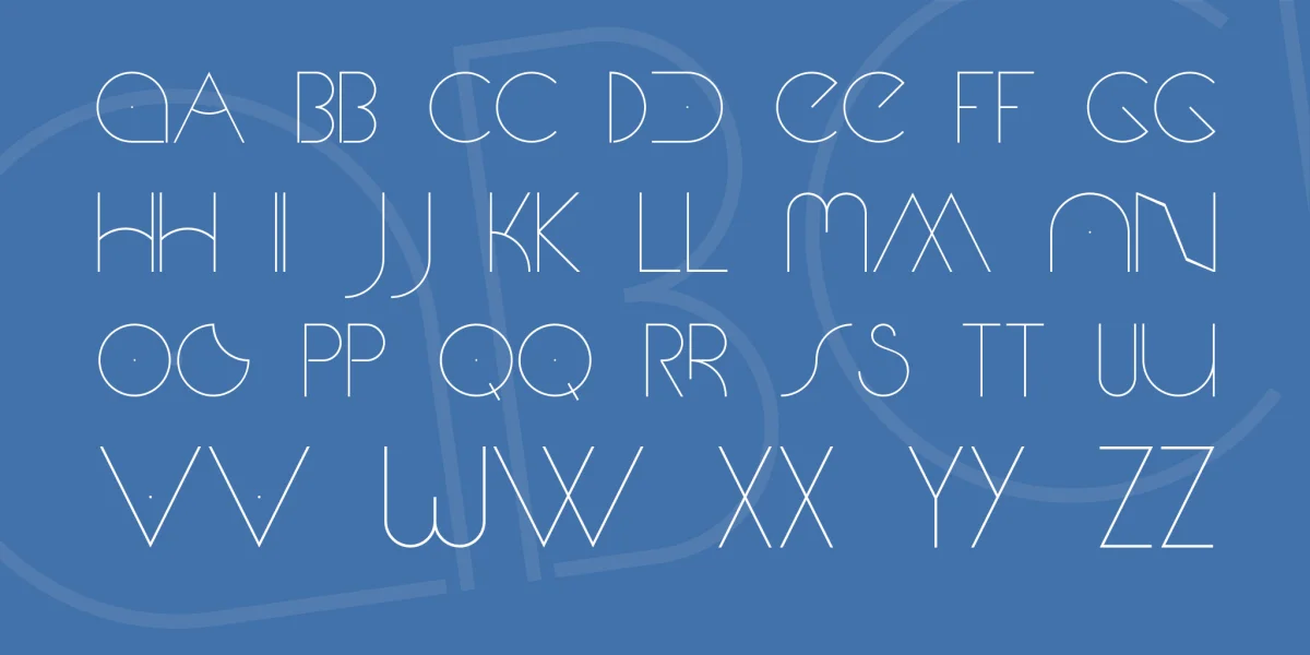 Marte Font preview 3