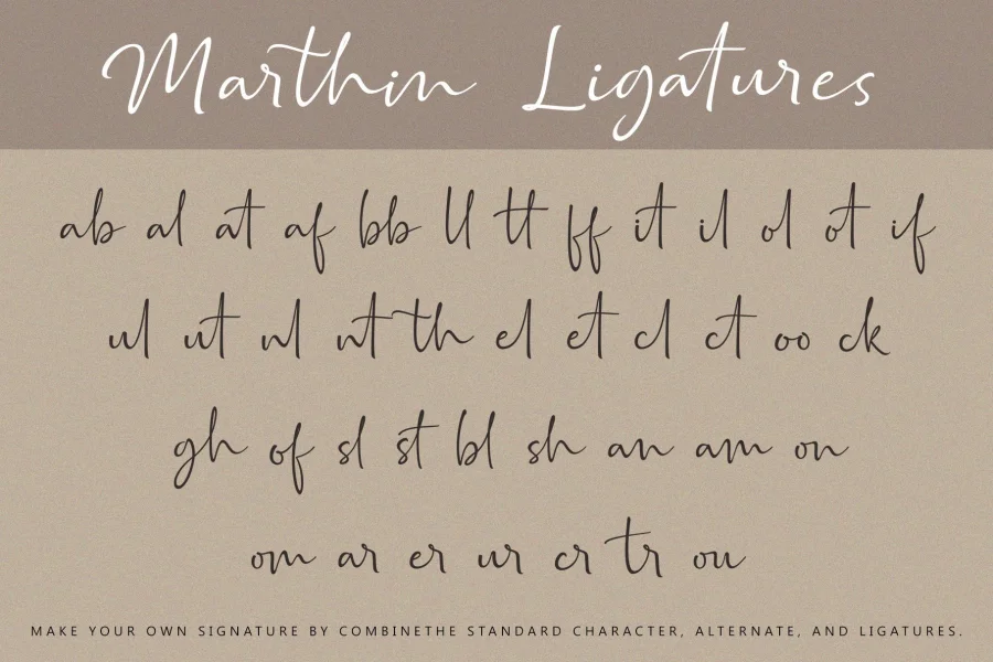 Marthin Font preview 12
