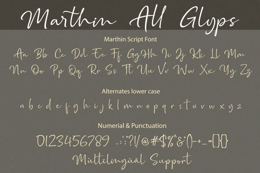Marthin Font preview 13