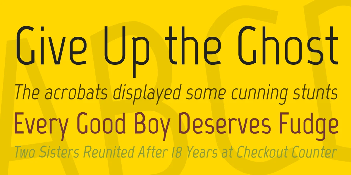 Marvel Font Family preview 2