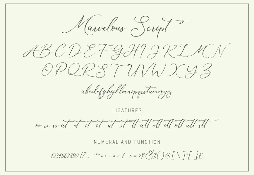 Marvelous Demo Font Family preview 11