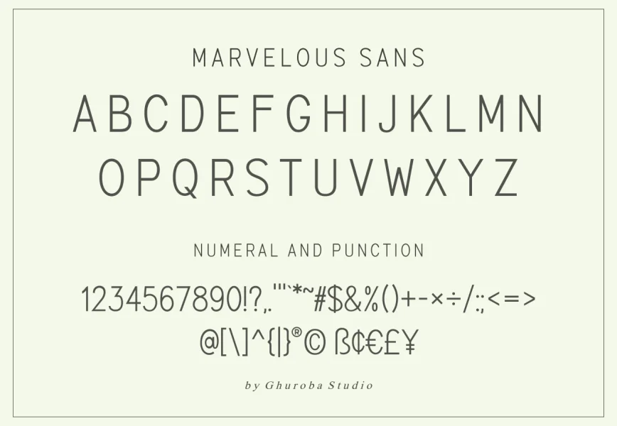Marvelous Demo Font Family preview 12
