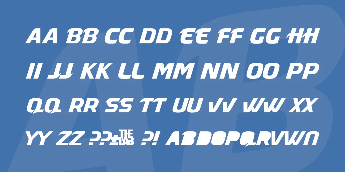 Masque Font preview 3