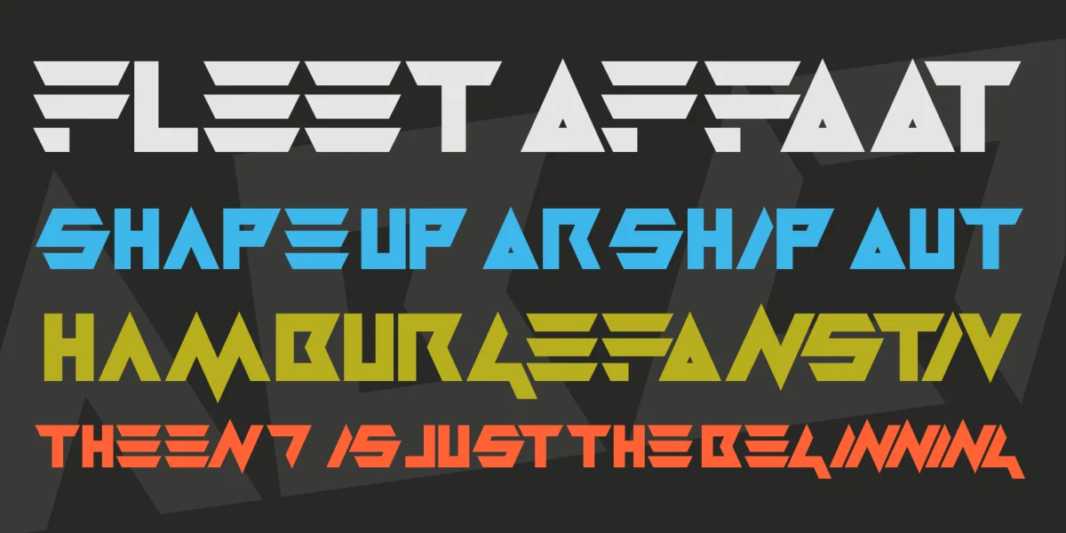 Masterblast Font preview 2