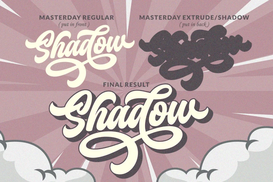 Masterday Font preview 2