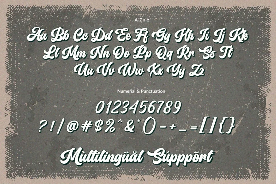 Masterday Font preview 9