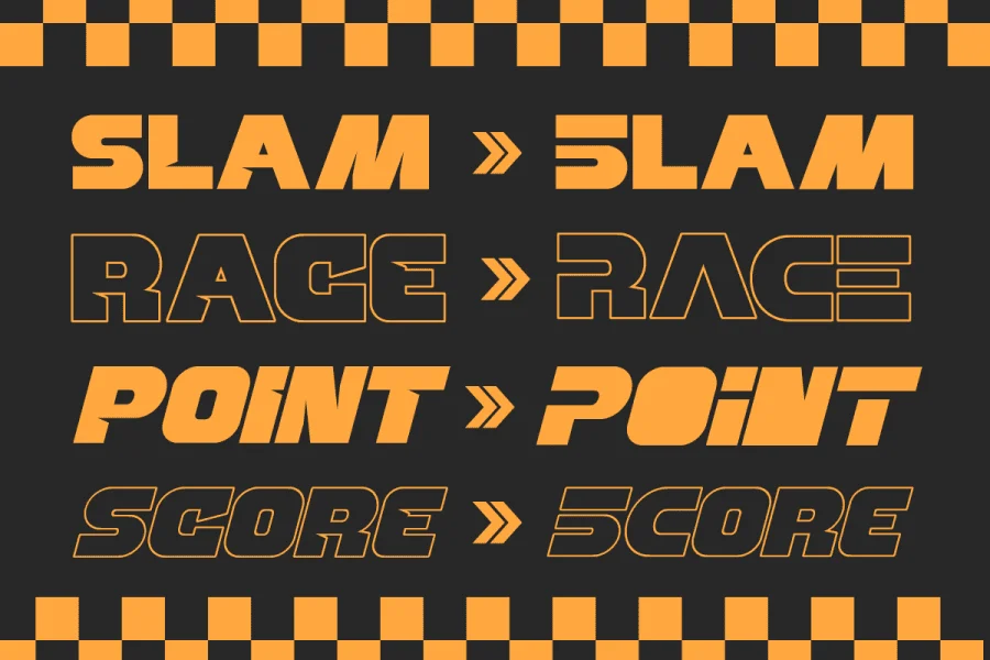 Matchday DEMO Font preview 6