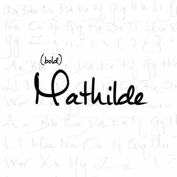 Mathilde Font preview 2