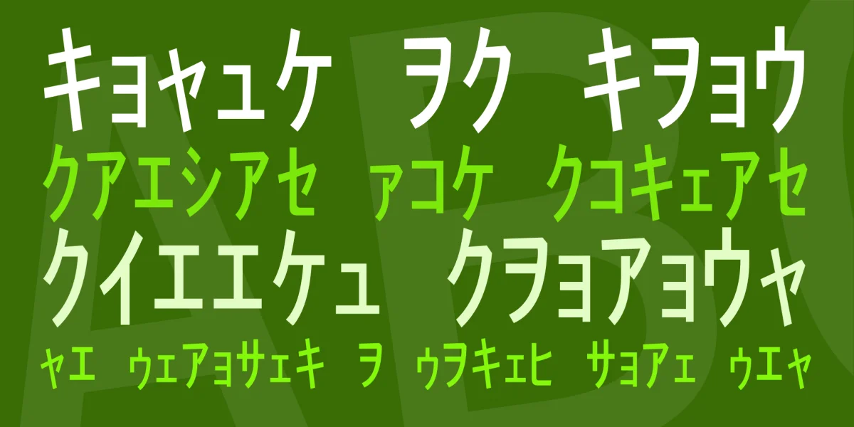 Matrix Code NFI Font preview 2