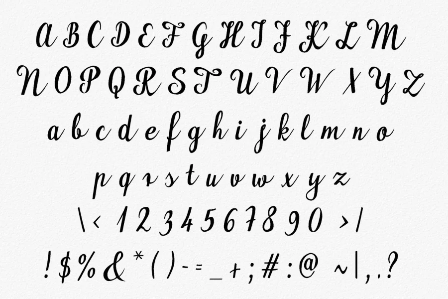 Maudlyn Font preview 5