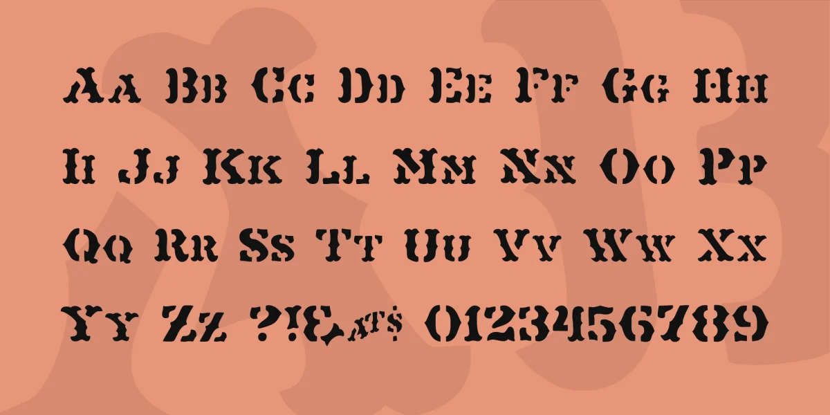 Maverick Font preview 3