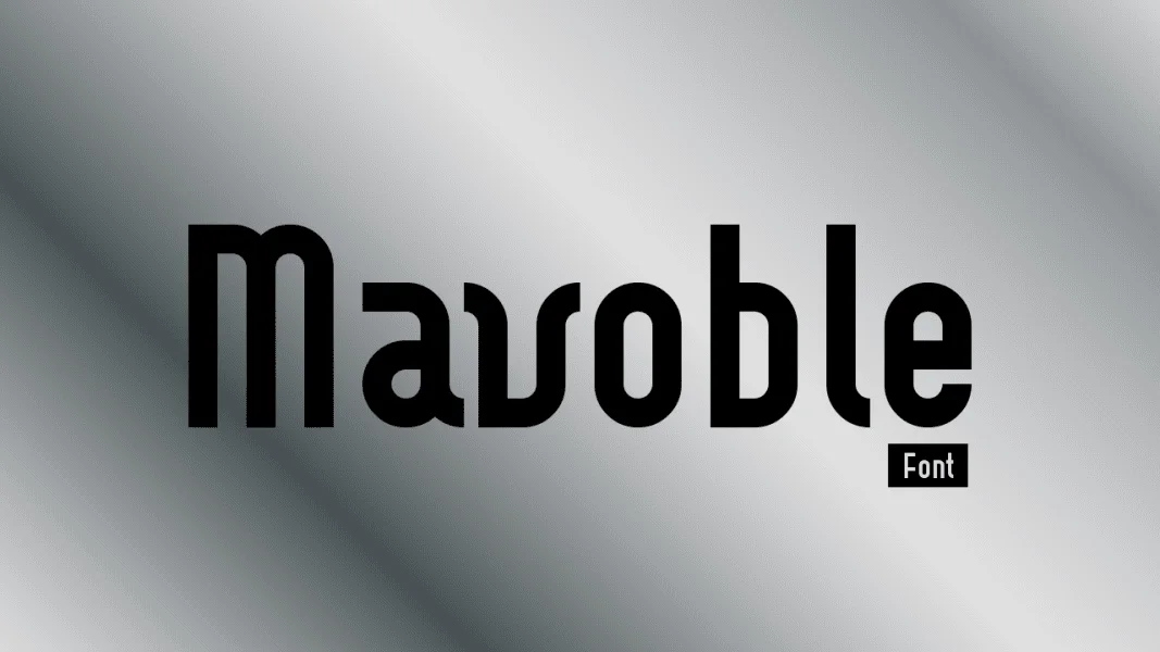 Mavoble Font Family