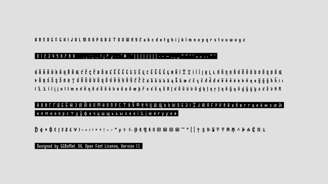 Mavoble Font Family preview 4