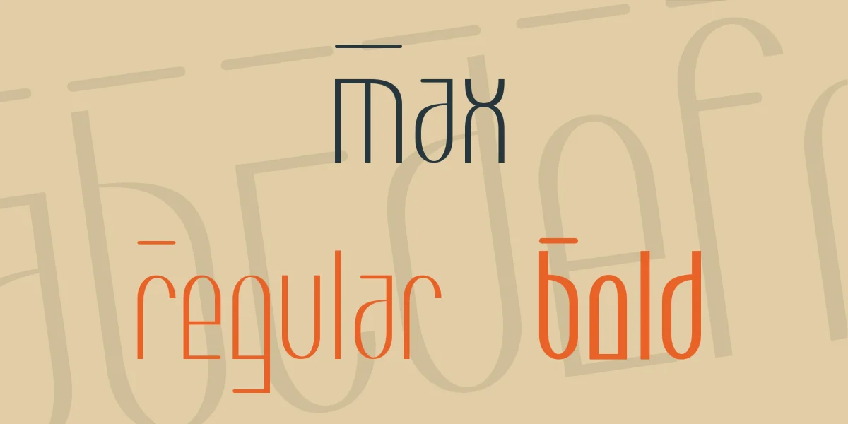 Max Font Family