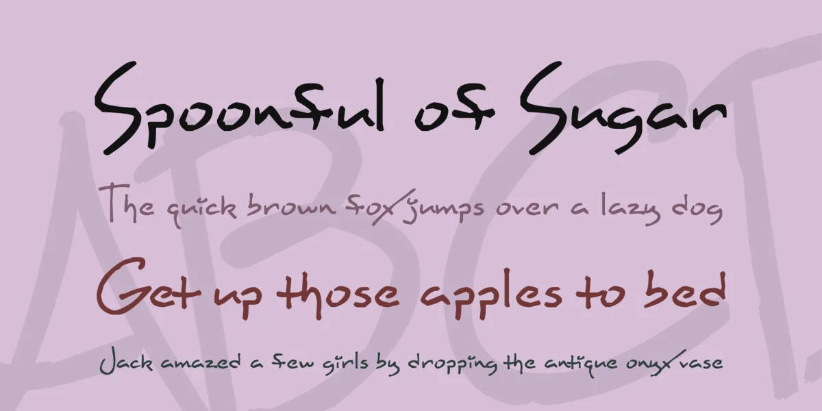 Maxine Script Font preview 2