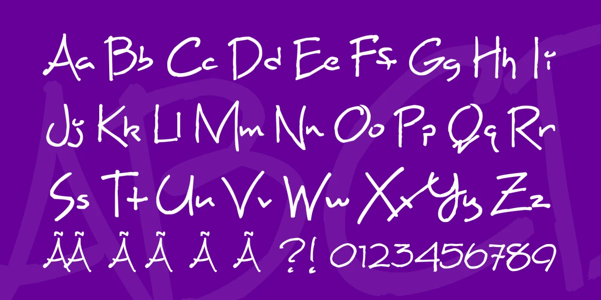 Maxine Script Font preview 4