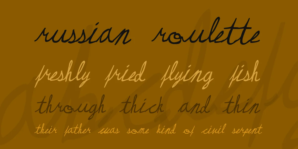 May Queen Font preview 2