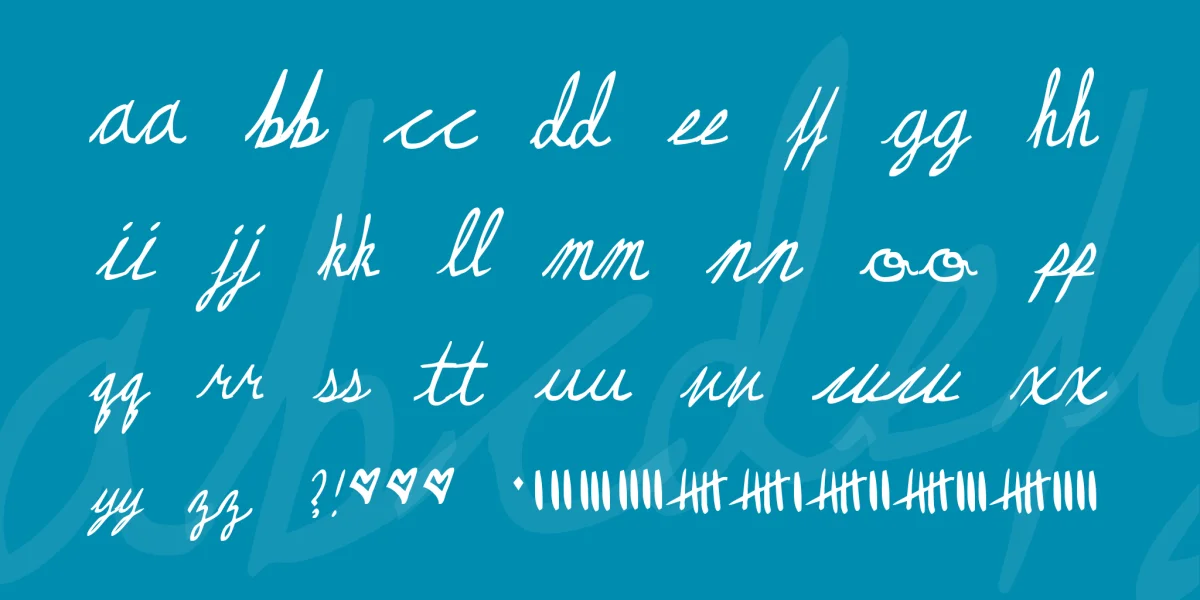 May Queen Font preview 4
