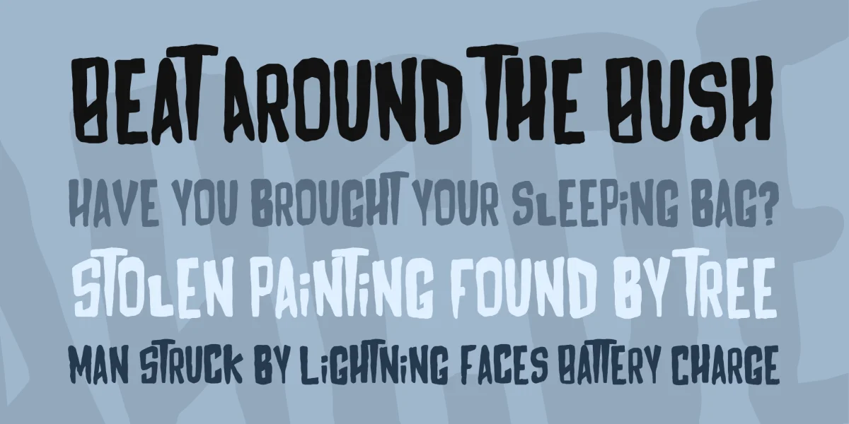 MAYHEM Font preview 5