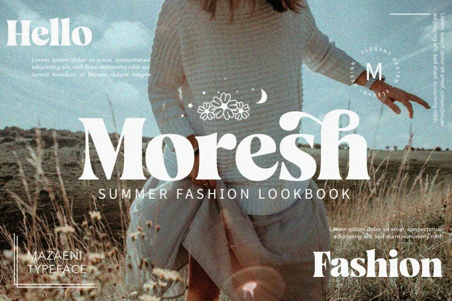 Mazaeni Trial Font Family preview 6