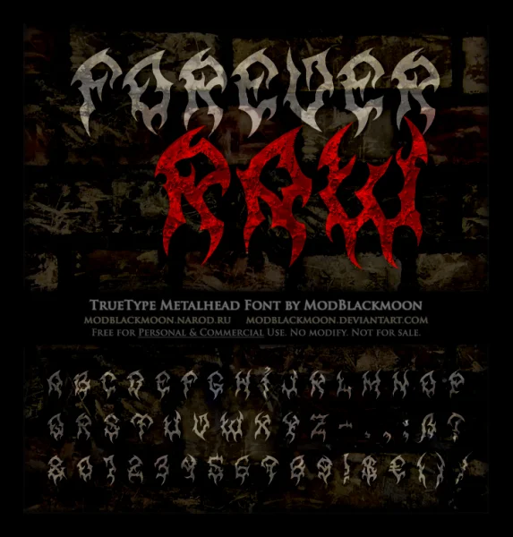 MB Forever Raw Font