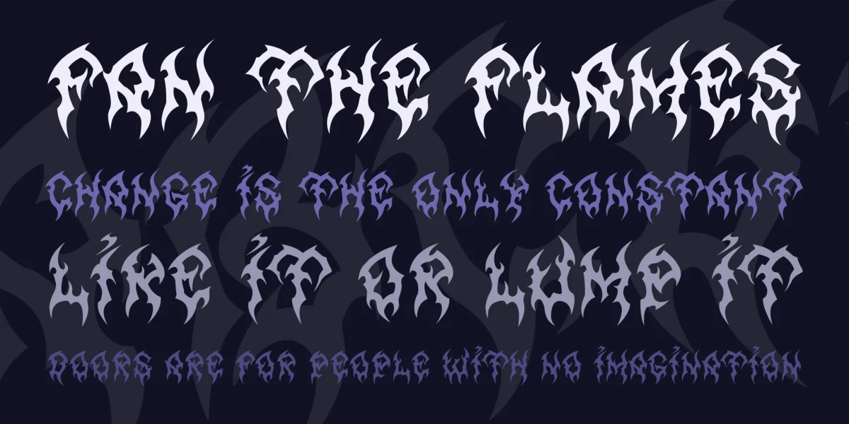 MB Forever Raw Font preview 3