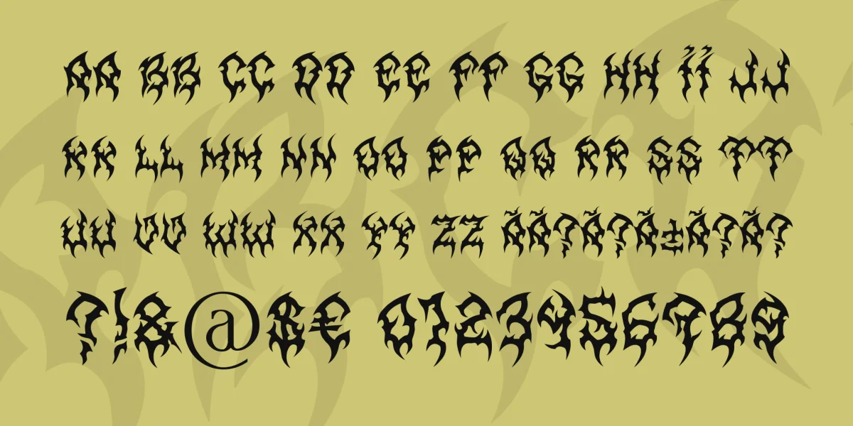 MB Forever Raw Font preview 4